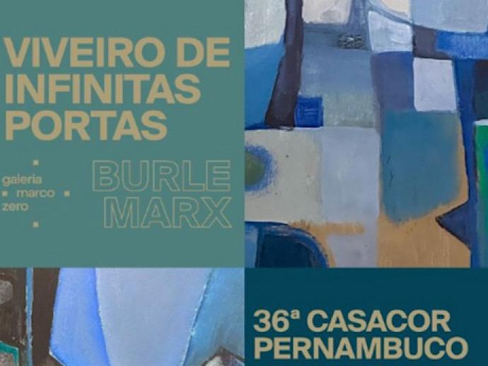 Galeria Marco Zero apresenta doze obras de Roberto Burle Marx na 36ª edição da CASACOR Pernambuco 