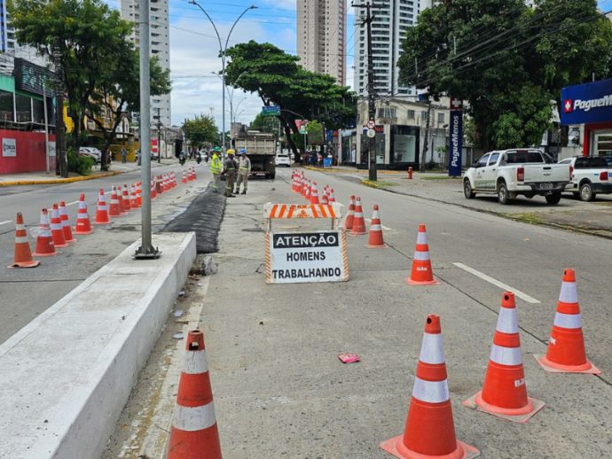 Obra da Compesa altera trânsito na Av. Norte a partir desta sexta (12)