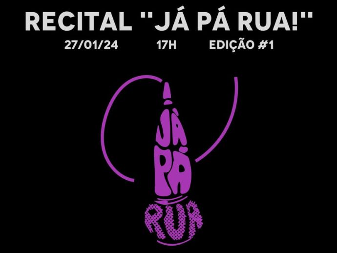 Recital "JÁ PÁ RUA” terá lançamento no próximo sábado (27) no Recife