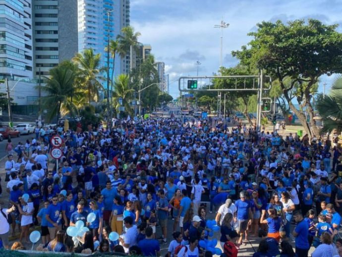 Recife promove caminhada de conscientização do autismo