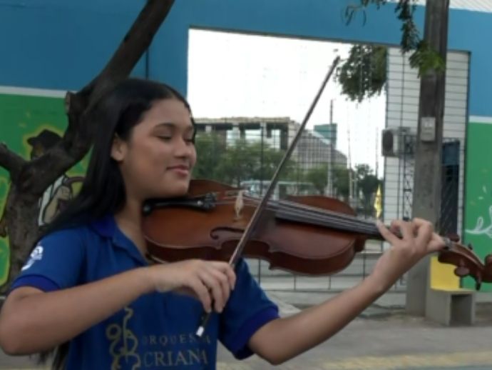  Orquestra Criança Cidadã mostra o Concerto pela Paz