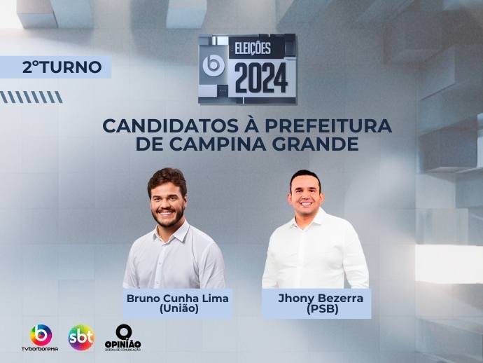 Campina Grande terá 2º turno entre Bruno Cunha Lima e Dr. Jhony