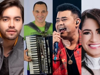 Batista Lima, Victor Santos, Joyce Tayná e Chico Forrozado animam "O Encontro" no Clube Cabo Branco nesta sexta-feira (15)