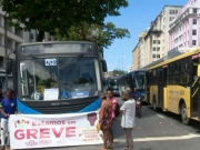 Greve de ônibus, na Região Metropolitana do Recife, entra no segundo dia