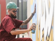 Laboratórios de arte urbana oferecem suporte aos artistas participantes da EXPO Colorindo 