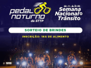 Pedal Noturno da STTP acontece nessa segunda-feira (25) em Campina Grande