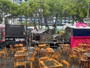 Incêndio em Food Truck na Jatiúca, Maceió, é controlado pelos Bombeiros