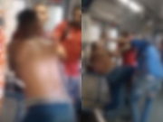 Assaltantes tentam fugir e são detidos por passageiros na Estação Werneck