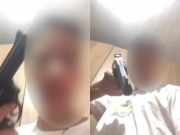 Jovem publica vídeo portando arma e ameaçando colega de classe