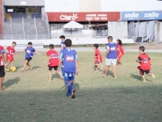 Dia de diversão e inclusão reúne crianças e famílias no Estádio Rei Pelé