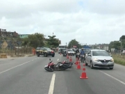 Motorista por aplicativo morre na BR 101 após derrapar em mancha de óleo 